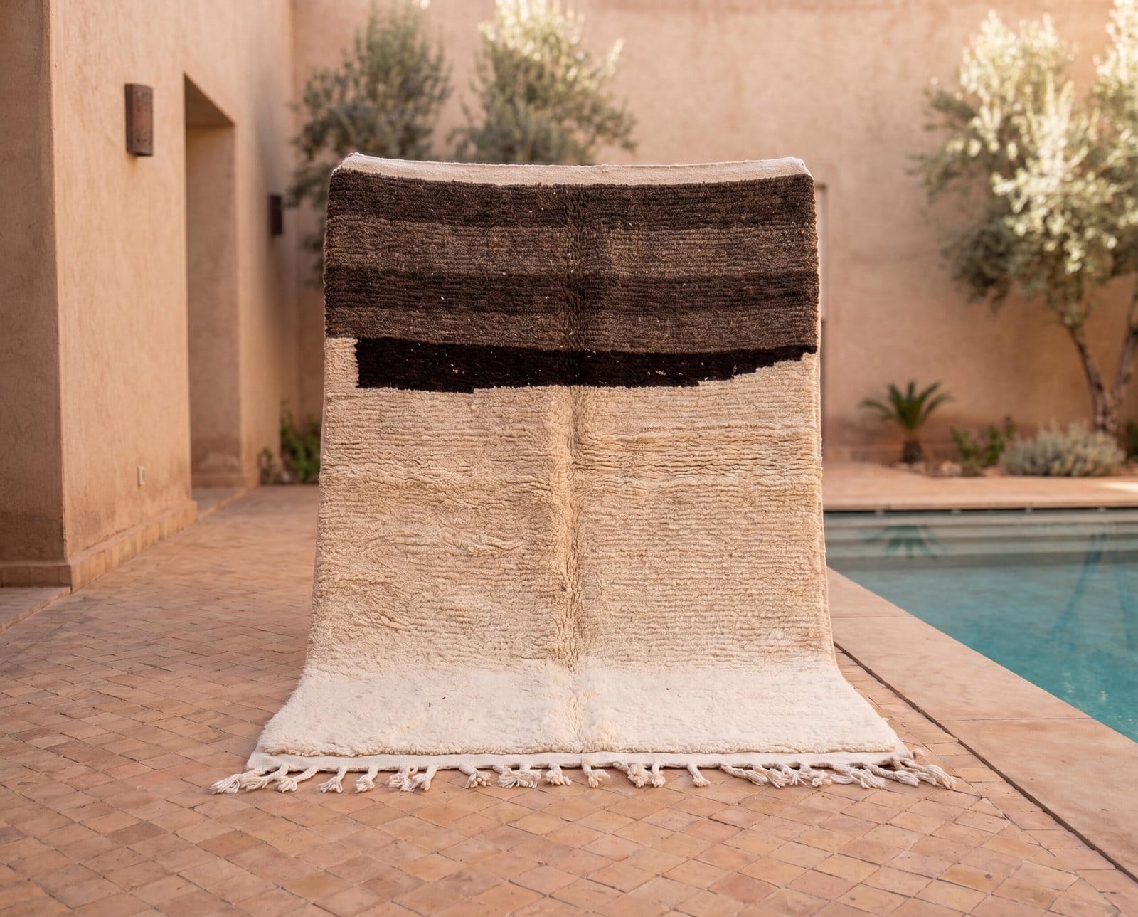 moroccan-wool-rug-ivory-brown-berber-area-rug-handmade-jpg Luxury Beni Ourain Rug | Ivory & Brown Handmade Moroccan Wool Area Rug