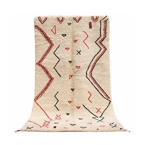 handmade-cream-moroccan-wool-rug handmade cream moroccan wool rug