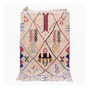 oversized-custom-moroccan-rug Oversized Berber area rug with traditional geometric design.