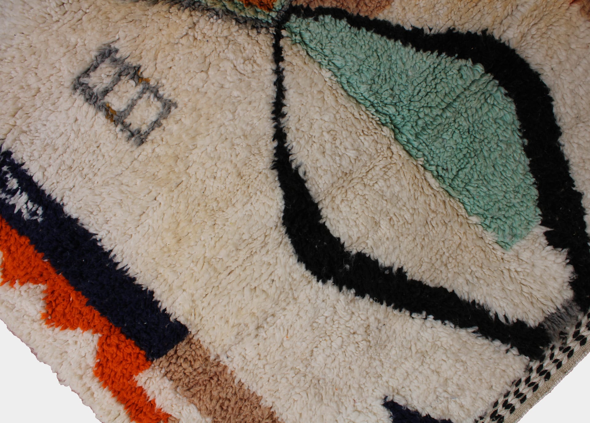 colorful-beni-ourain-berber-wool-rug Handmade Moroccan Colorful Wool Rug – Beni Ourain Berber Area Rug
