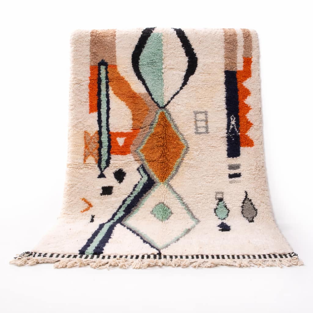 multicolor-beni-ourain-handmade-moroccan-rug Handmade Moroccan Colorful Wool Rug – Beni Ourain Berber Area Rug