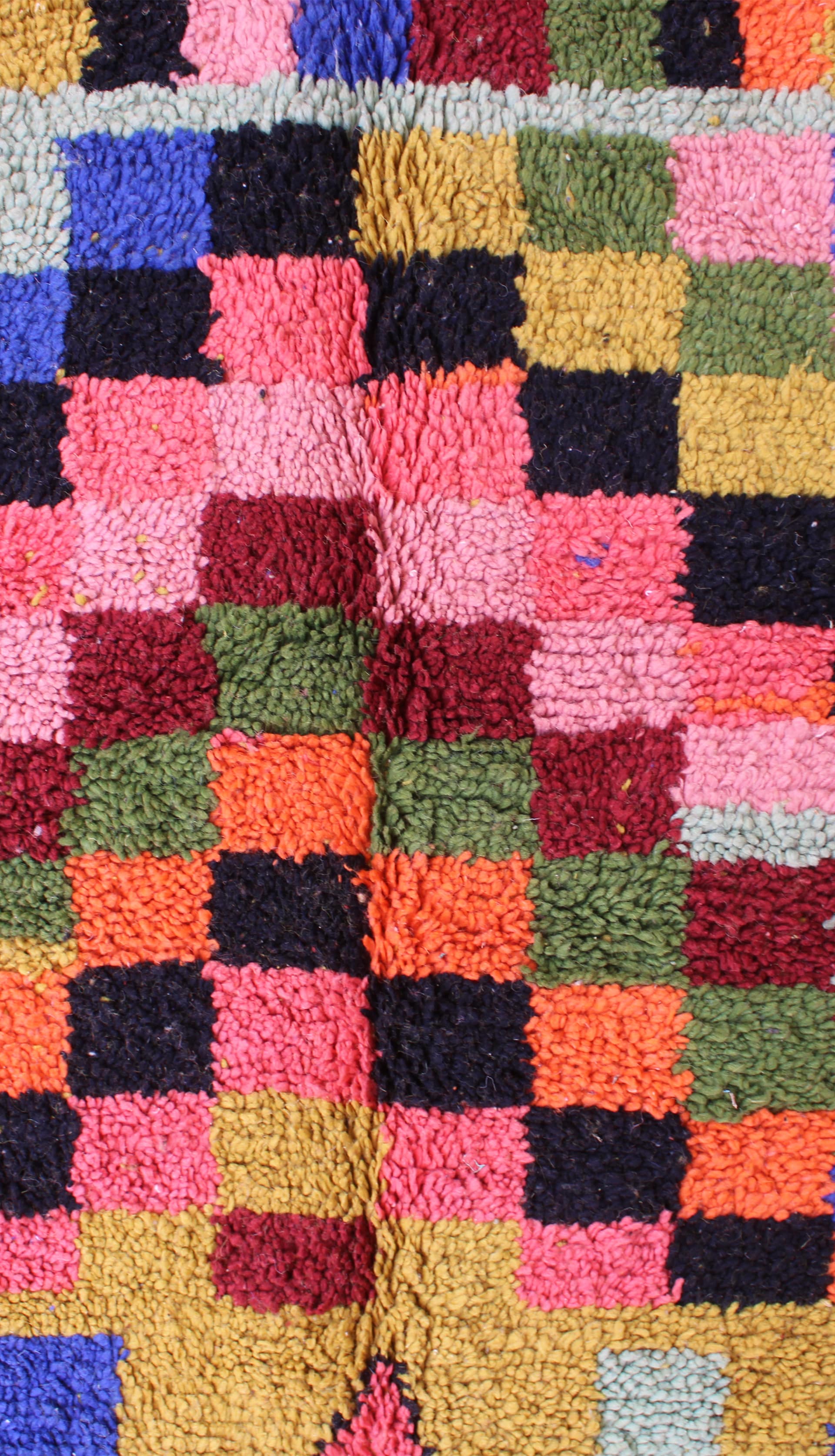 handmade-mustard-beni-ourain-rug handmade berber yellow rug top view